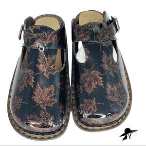 Ingario Happy black with sparkling leaf pattern